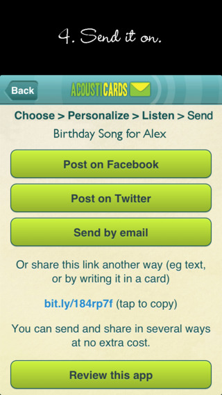 【免費生活App】AcoustiCards: Tailored songs, personalized musical greetings-APP點子