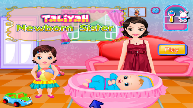 Taliyah Newborn Sister Birth Games