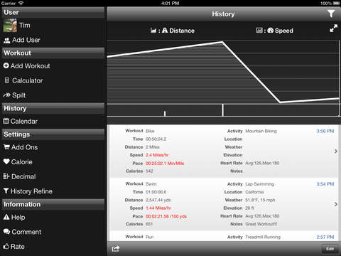 【免費健康App】Swim-Bike-Run Speeds - Track and log your workouts and calculate time, pace, speed and distance-APP點子