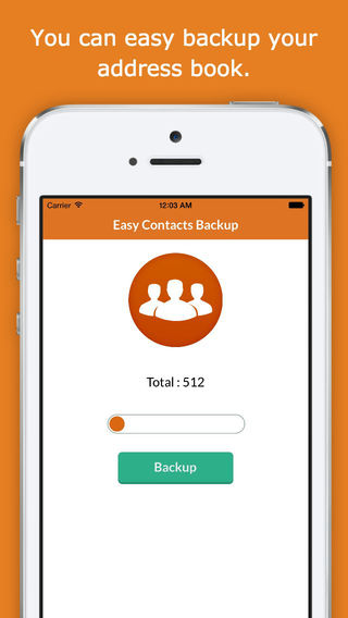 Easy My Contacts Backup