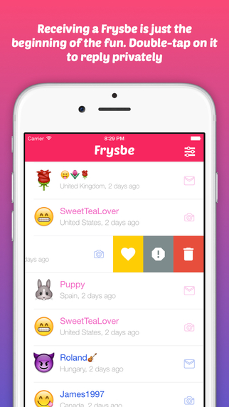 【免費社交App】Frysbe - Meet New People, Chat, Snap Your Fun Selfie Moments All Around The World At Random-APP點子