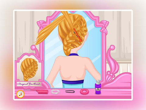 iTunes 的 App Store 中的<em>编织舞会发型</em>