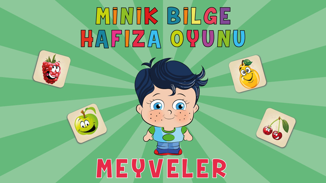 Learn Turkish with Little Genius - Matching Game - Fruits