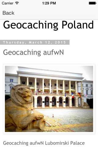 Geocache Poland screenshot 2