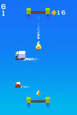 Hoppers Pong - Endless Escape Run And Avoid The Cars screenshot 2