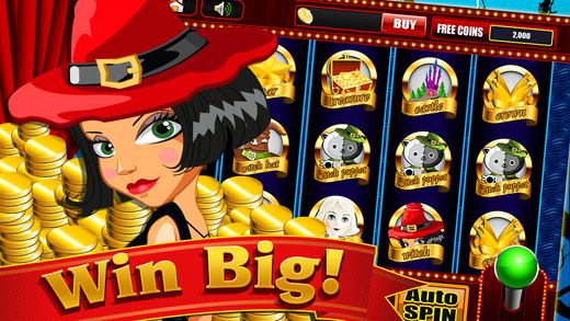 Play Free in the Slots of Lucky for Wizard of Oz Casino Road to Vegas Game