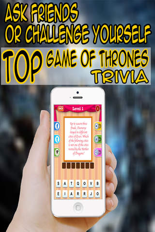 Trivia for Throne Fans - Awesome Fun Photo Guess Quiz for Teens screenshot 2