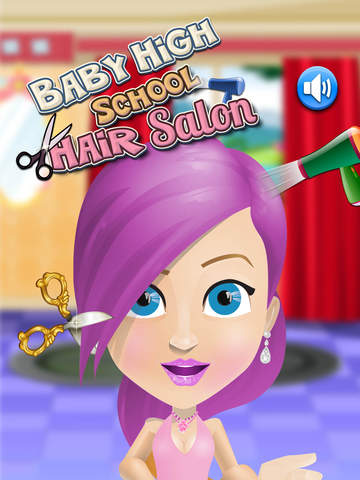 【免費遊戲App】Baby High School Hair Salon-APP點子