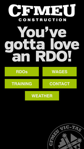 CFMEU RDO Wages and Training