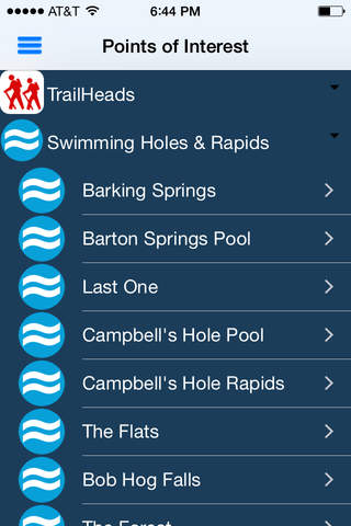 Barton Creek Greenbelt Trail Map And Recreation Guide screenshot 3