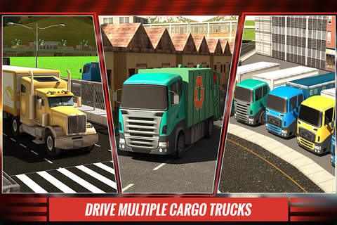 Real Truck Parking Simulator 3D – park the heavy duty lorry & test your driving skills screenshot 2