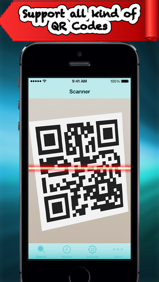Laser scan QR code and Barcode Reader Perfectly