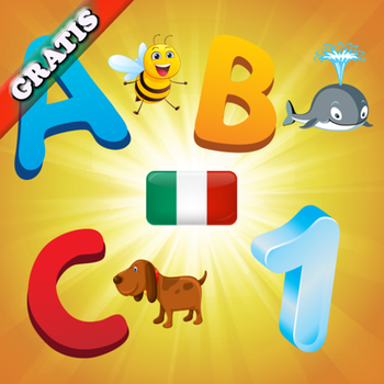 Italian Alphabet for Toddlers and Kids : Learn Italian language , letters and numbers ! FREE game 教育 App LOGO-APP開箱王
