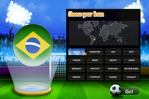 Button Soccer HD screenshot 2