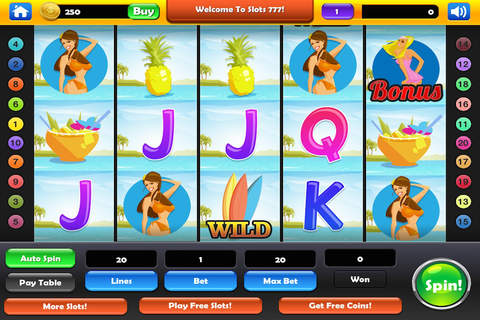 A Slots 777 Game - Rewards, Great Bonuses and Tons of Slot Machine Coins screenshot 2