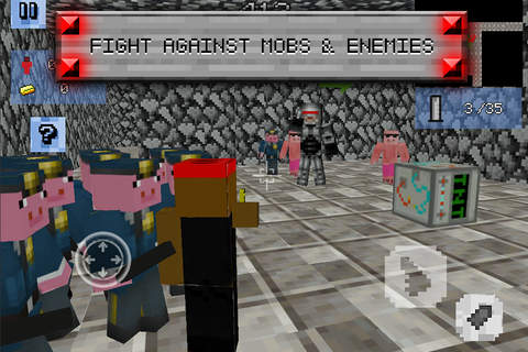 Prison Break Craft 3D Lite - Survival Cops N Robbers Mine Mini Game screenshot 3