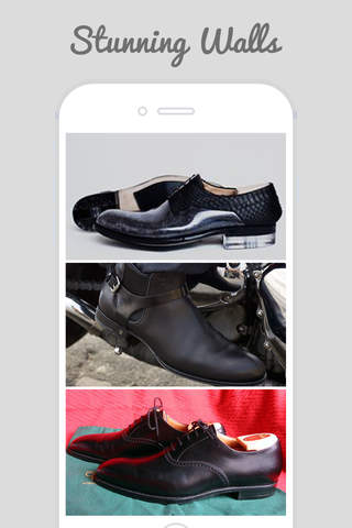 Men Shoes Design Catalogue - Designer Brands Shoes Wallpapers screenshot 2