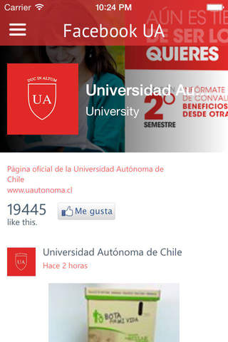 Redes Sociales UA screenshot 4