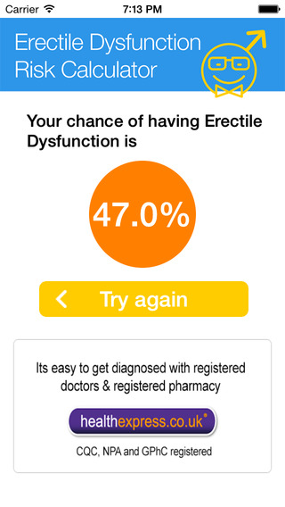 【免費健康App】ED Risk Calculator-APP點子