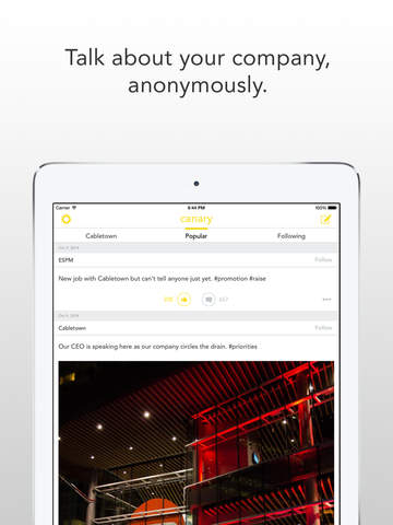 免費下載社交APP|Canary: Anonymous Company Chatter app開箱文|APP開箱王