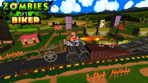 Zombie Vs Biker - FREE 3d Racing and Shooting Game for Kids