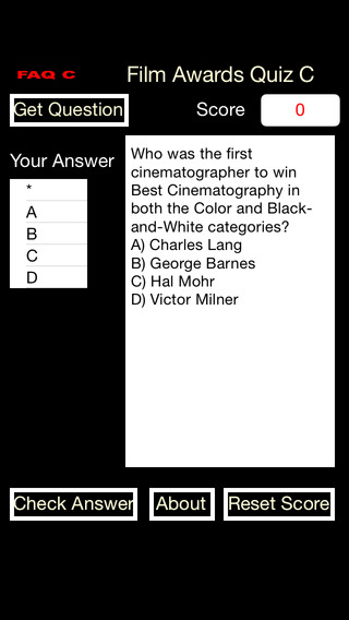 【免費遊戲App】Film Awards Quiz C-APP點子