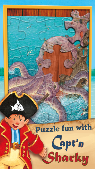 Puzzle fun with Capt'n Sharky