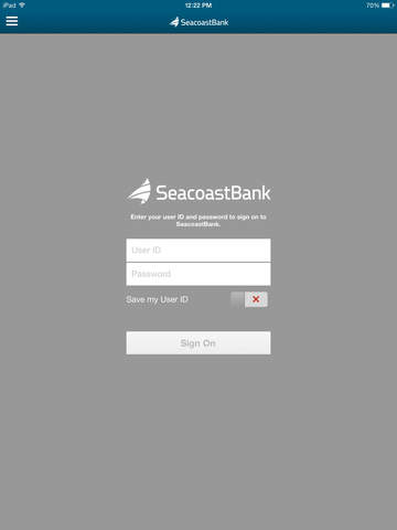 SeacoastBank Business Banking for iPad
