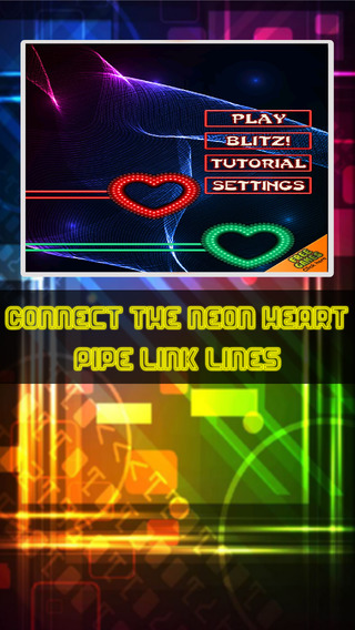 Connect the Neon Heart Pipe Link Lines