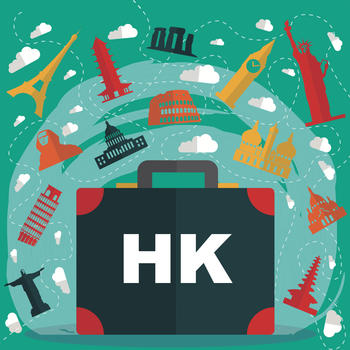 Hong Kong Offline GPS Map & Travel Guide Free LOGO-APP點子