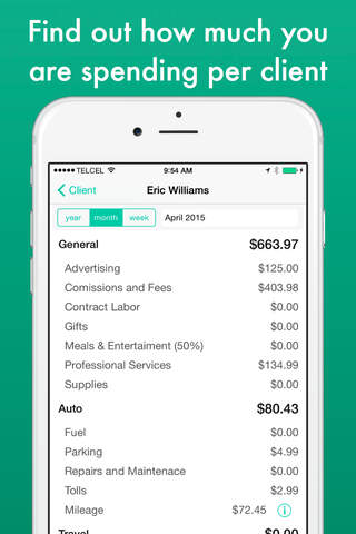 REX - Expense Tracker & Mileage Log for Real Estate Agents screenshot 2