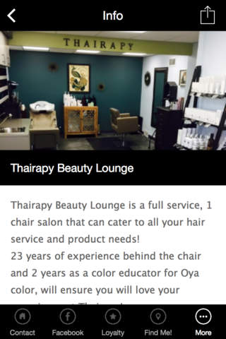 Thairapy Beauty Lounge screenshot 4