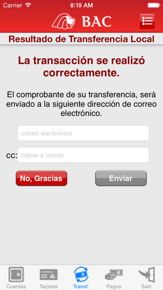 Captura de pantalla del iPhone 5