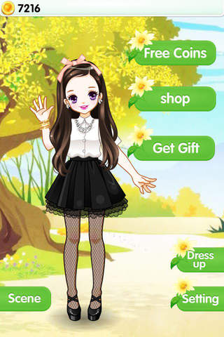 Cute Princess - dress up game for girls screenshot 2