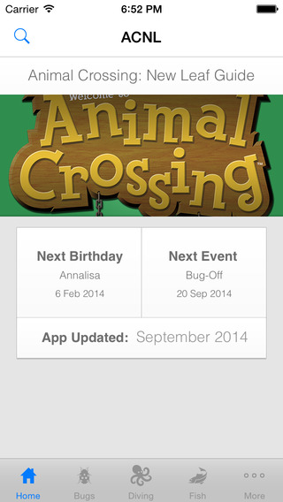 Guide for Animal Crossing NL