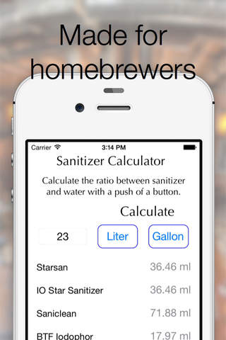 Sanitizer Calculator screenshot 2