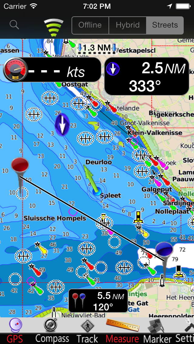 Le Havre - Dunkerque GPS Nautical charts