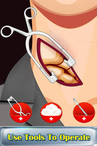 Neck Surgery Doctor - Treat Injured Patients in this free Crazy surgeon Hospital Doctor Game for kids screenshot 3