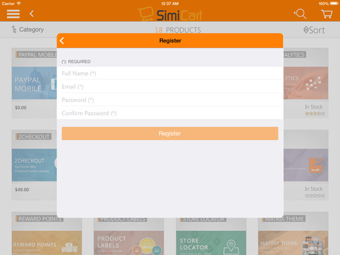 【免費生活App】SimiCart - Magento in a mobile app-APP點子