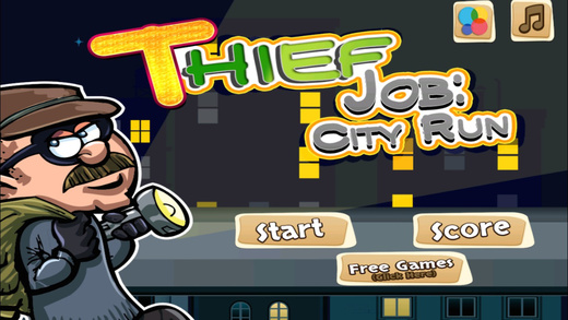 【免費遊戲App】Thief Job:City Run Free-APP點子