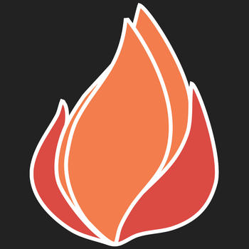 Fireside: A Private Social Network LOGO-APP點子