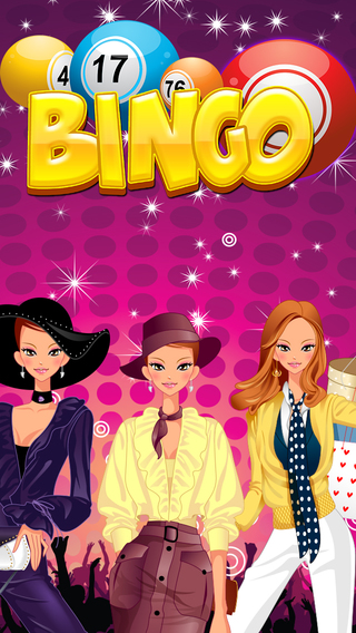 All Star Fashion Fun Bingo - Pop the Right Ball Win Millionaire Lane Games Free
