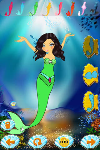 Adorable Mermaid Outfit Dress-Up Party : Lovely Little Costume Makeover FREE screenshot 4