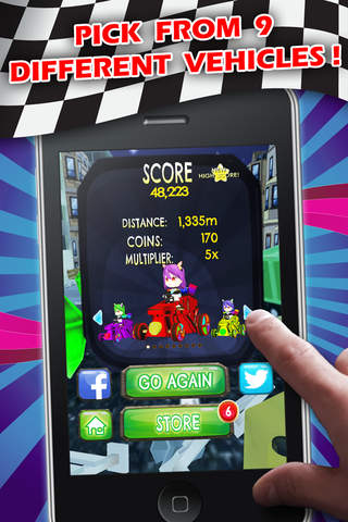 Kitty Fury Double Jump - PRO - Obstacle Course Race Game screenshot 4