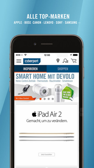 Cyberport - Elektroartikel Shopping App - Günstig Smartphone Notebook Tablet Marken-Elektronik-Artik