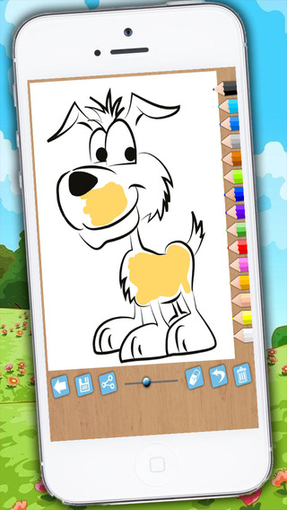 Paint and color animals for girls and boys - educational game animals fingerprinting - PREMIUM