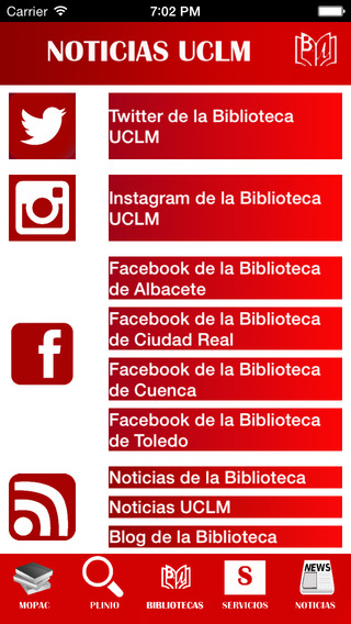 【免費教育App】Biblioteca UCLM - Universidad de Castilla La Mancha-APP點子