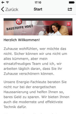 Baustoffe Vogt GmbH screenshot 2