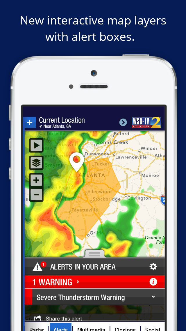 WSBTV Channel 2 – Atlanta Weather, Radar, Forecast (ios)