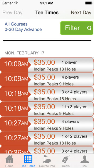 【免費運動App】Indian Peaks Golf Tee Times-APP點子